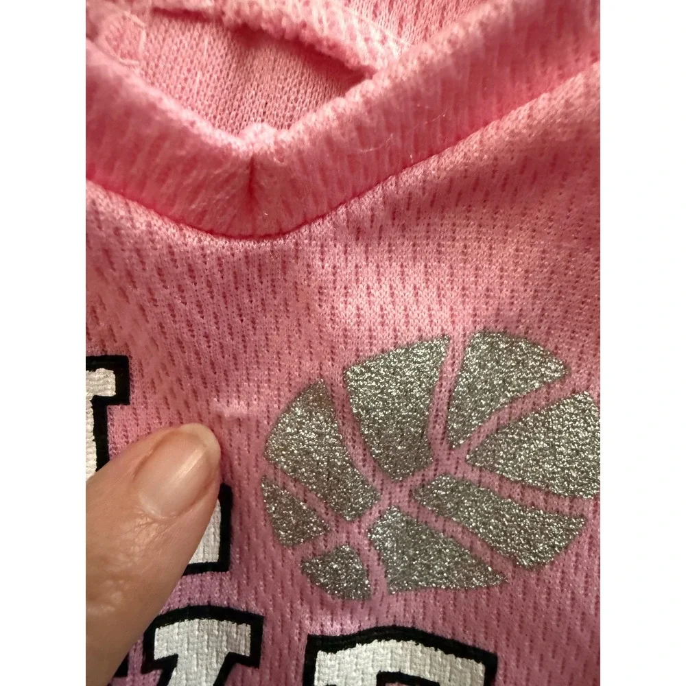 American Girl Basketball Outfit Set Pleasant Company Pink Teal Shorts Shoes Hoop